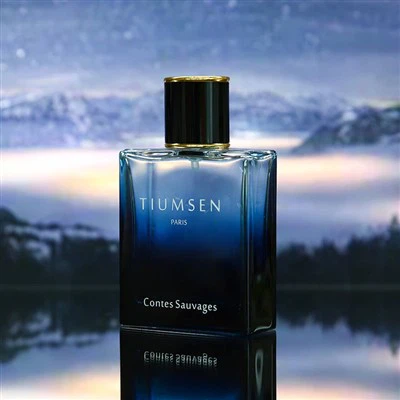 ขวดน้ำหอมวินเทจบลู